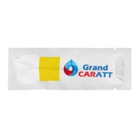 Ароматизатор в дефлектор Grand Caratt, металл, 8 см, лимон, черный