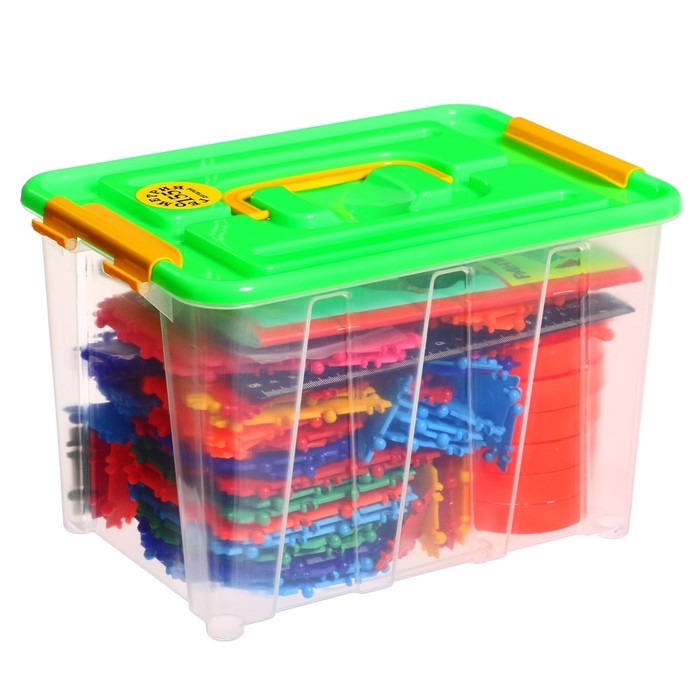 Конструктор ТИКО «Геометрия», 155 деталей, 6 колёс Конструктор ТИКО «Геометрия», 155 деталей, 6 колёс