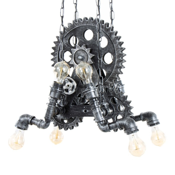 Люстра Люстра "Джеймас" 8хЕ27 черный 44х36х BayerLux