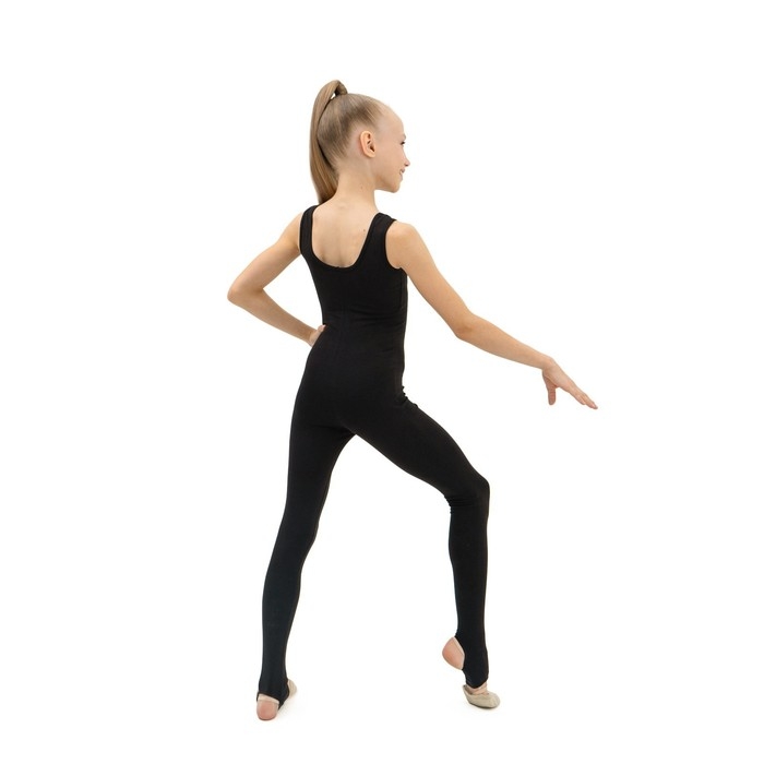 Комбинезон для гимнастики и танцев Grace Dance, р. 32, цвет чёрный Комбинезон для гимнастики и танцев Grace Dance, р. 32, цвет чёрный