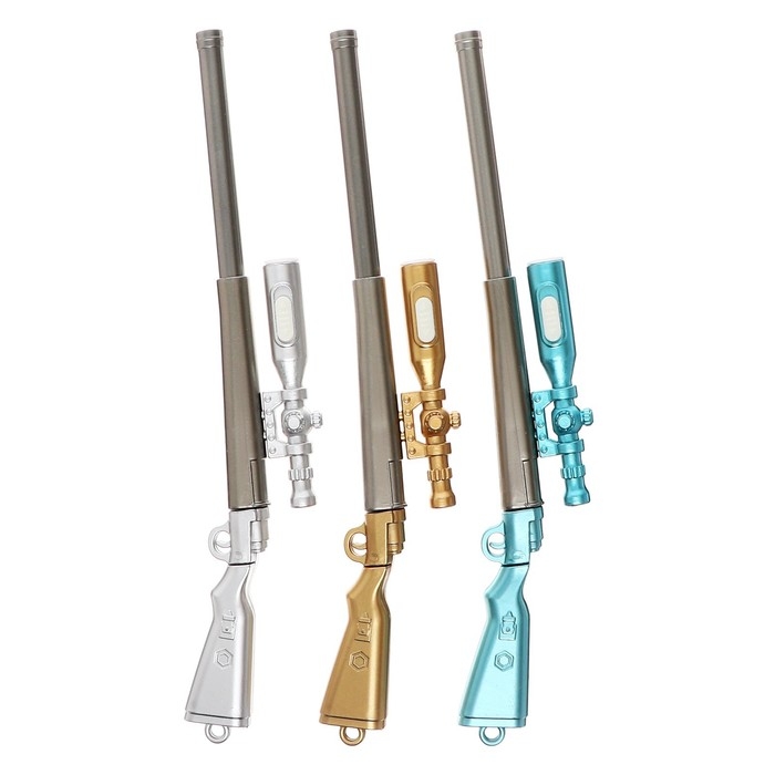 Ручка гелевая-прикол, Calligrata Ручка гелевая-прикол, Calligrata "Винтовка", микс