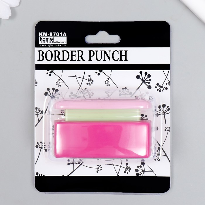 Дырокол фигурный для края Дырокол фигурный для края "Ленты" длина рисунка 4,5 см 4х6,5х2,5 см