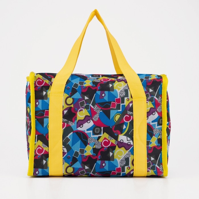 Термосумка на молнии 13 л, цвет синий/жёлтый Термосумка на молнии 13 л, цвет синий/жёлтый