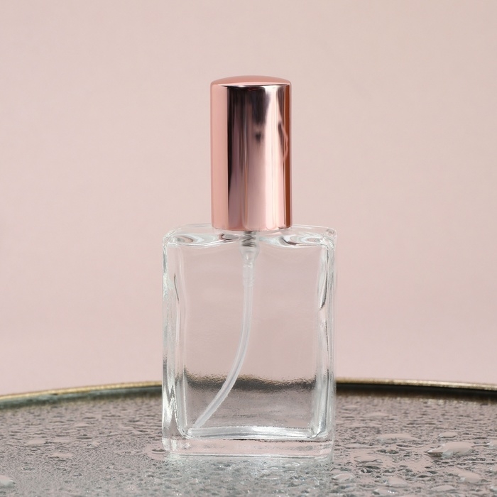 Флакон для парфюма, с распылителем, 15 мл, цвет розовое золото Флакон для парфюма, с распылителем, 15 мл, цвет розовое золото