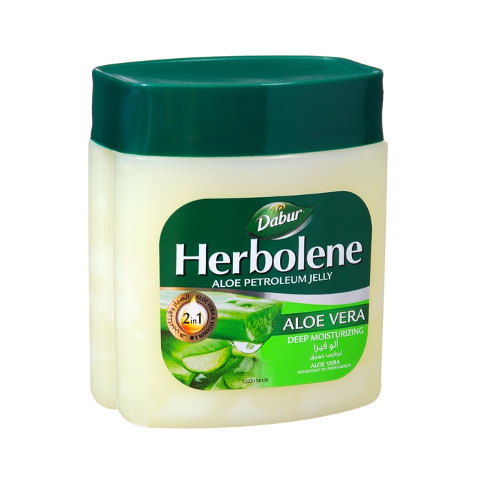Вазелин для кожи Dabur Herbolene алоэ вера и витамин Е, увлажняющий, 2 шт по 115 мл Вазелин для кожи Dabur Herbolene алоэ вера и витамин Е, увлажняющий, 2 шт по 115 мл