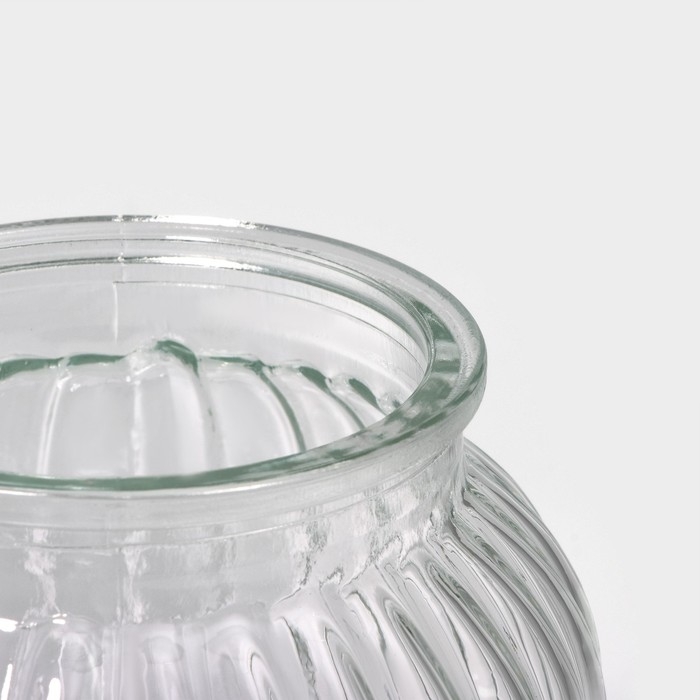 Банка стеклянная для сыпучих продуктов «Рея», 500 мл, 12×14 см Банка стеклянная для сыпучих продуктов «Рея», 500 мл, 12×14 см