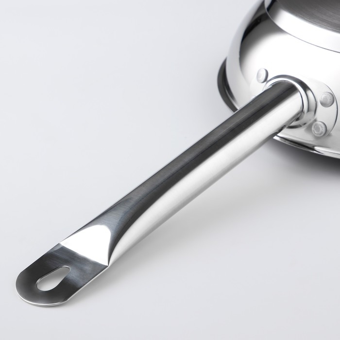 Сковорода «Общепит», d=22 см, толщина корпуса 0,6 мм, дно 3,5 мм, с теплораспределительным слоем, антипригарное покрытие, индукция Сковорода «Общепит», d=22 см, толщина корпуса 0,6 мм, дно 3,5 мм, с теплораспределительным слоем, антипригарное покрытие, индукция