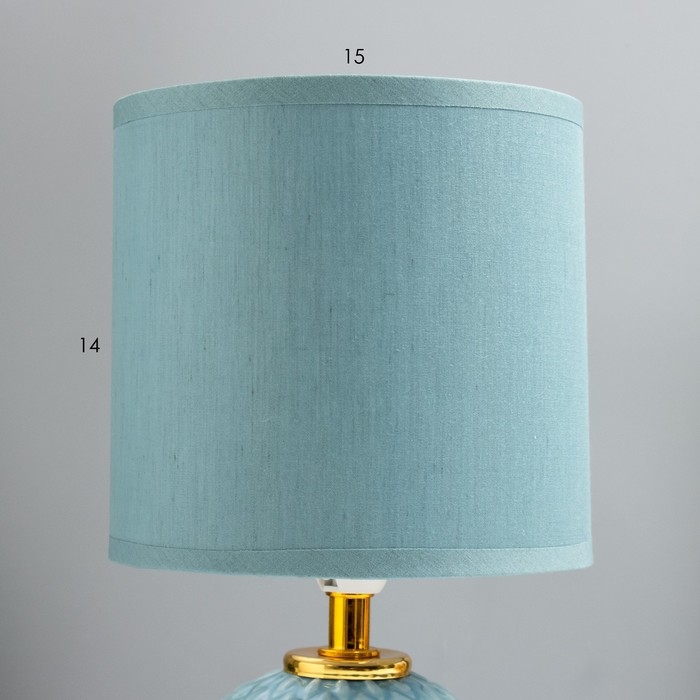 Настольная лампа Настольная лампа "Антеро" E14 40Вт зеленый 15х15х29 см RISALUX