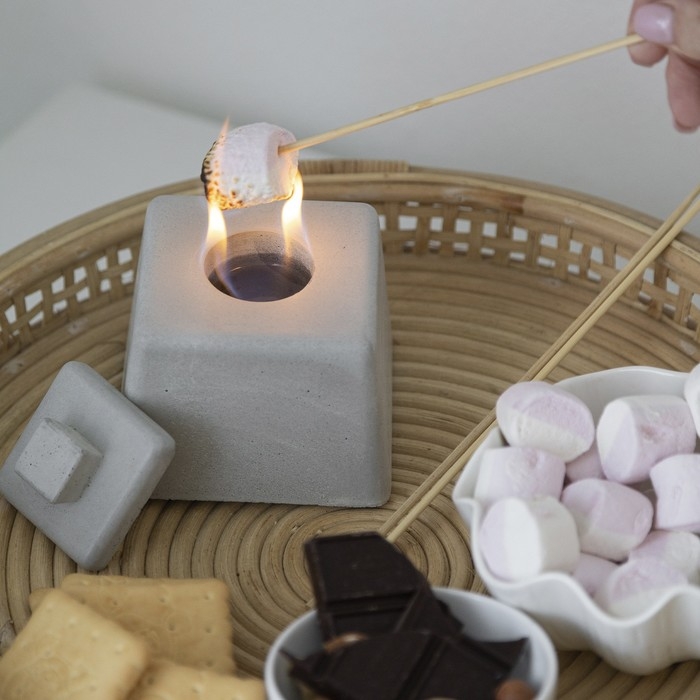 Биокамин настольный Биокамин настольный "Кубик" 10 х 7 см, топливо и спички в комплекте