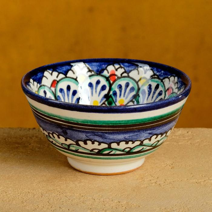 Набор пиал Риштанская Керамика 9,5см, 3шт подар упак Набор пиал Риштанская Керамика 9,5см, 3шт подар упак