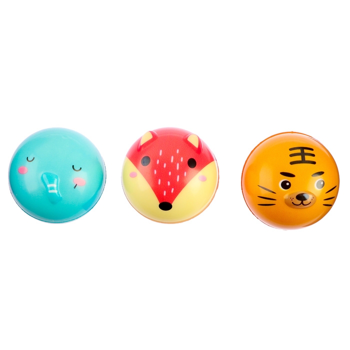 Мягкий мячик «Животные», виды МИКС Мягкий мячик «Животные», виды МИКС