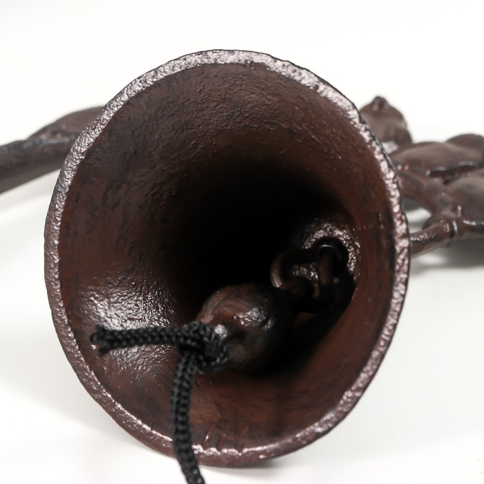 Колокол сувенирный чугун  Колокол сувенирный чугун "Шесть птиц" 21х10х18 см