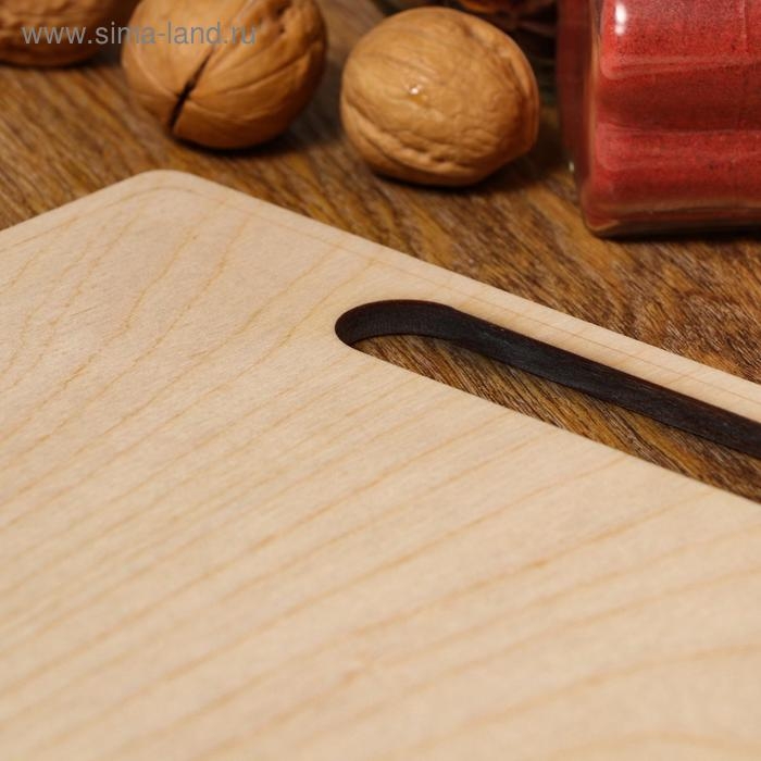 Доска разделочная двухсторонняя, прямоугольная, ручка вырез, 34×23×0.6 см Доска разделочная двухсторонняя, прямоугольная, ручка вырез, 34×23×0.6 см