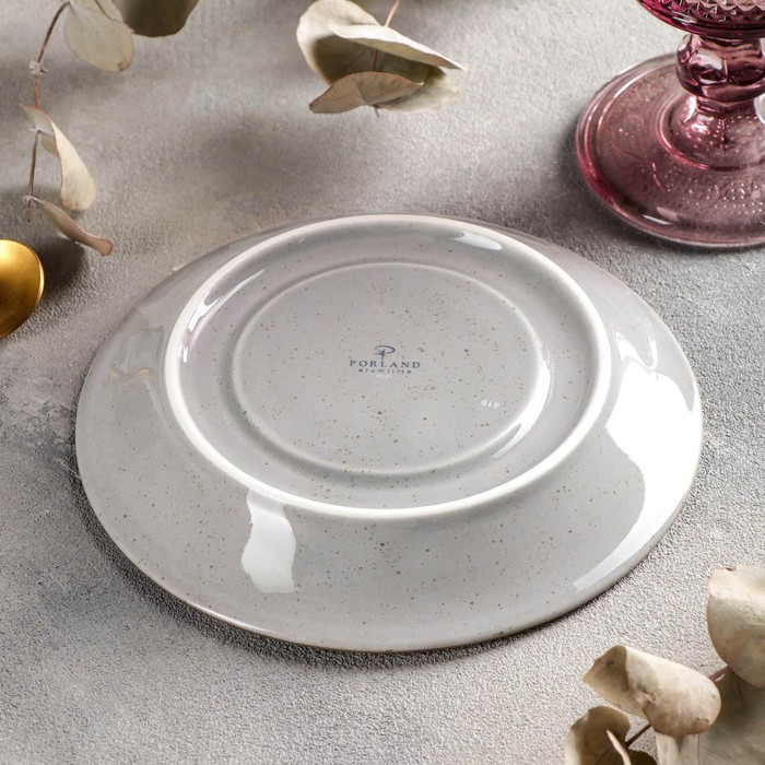 Блюдце для чайной чашки Dark Grey, d=16 см, цвет тёмно-серый Блюдце для чайной чашки Dark Grey, d=16 см, цвет тёмно-серый