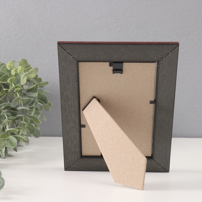 Фоторамка пластик Фоторамка пластик "Вавилон" 10х15 см, красно-бордовый