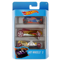 Набор машинок Hot Wheels, в наборе - 3 шт, МИКС