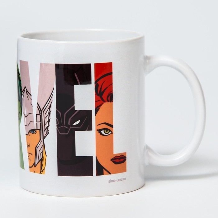 Кружка сублимация, 350 мл Кружка сублимация, 350 мл "Марвел", Мстители