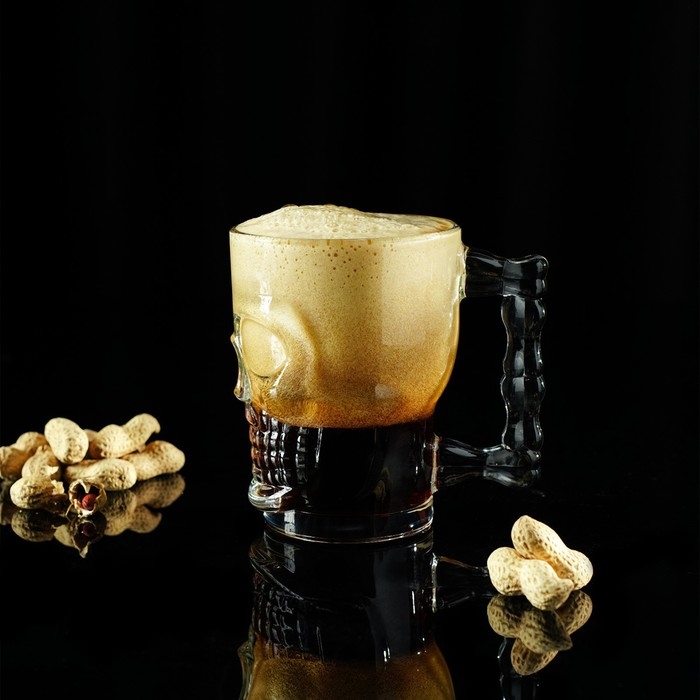 Кружка стеклянная для пива «Череп. Хэллоуин», 500 мл Кружка стеклянная для пива «Череп. Хэллоуин», 500 мл