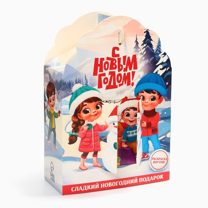 Новый год! Конфеты, с раскраской внутри «Подарок для тебя», 500 г Новый год! Конфеты, с раскраской внутри «Подарок для тебя», 500 г