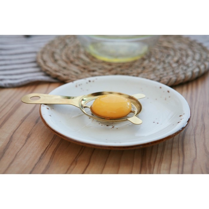 Сепаратор для яиц с ушками Goldie, цвет золотой Сепаратор для яиц с ушками Goldie, цвет золотой