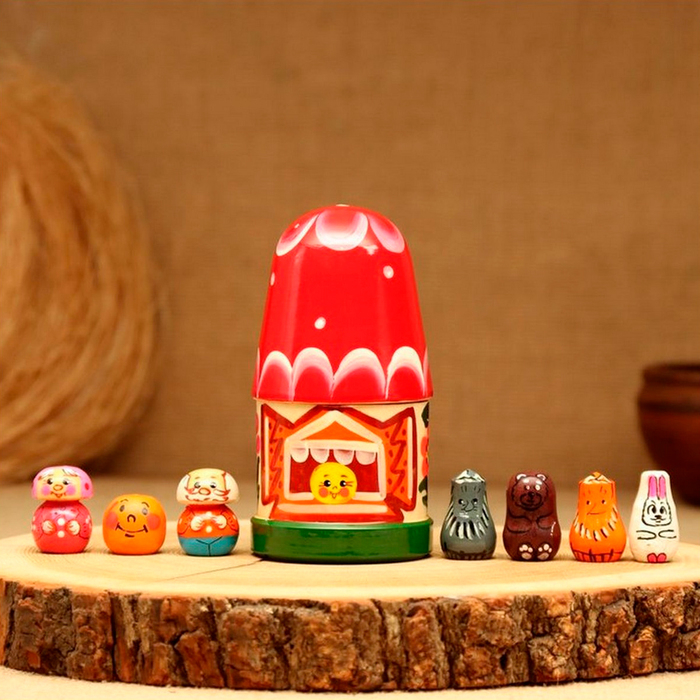 Пальчиковый театр в домике «Колобок» Пальчиковый театр в домике «Колобок»