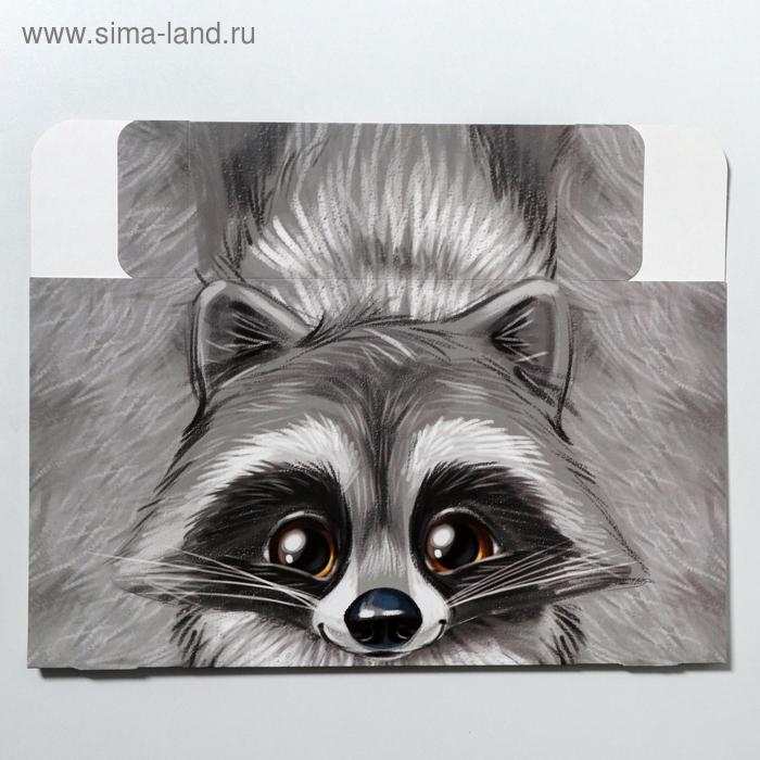 Коробка подарочная складная, упаковка, «Енотик», 25 х 25 х 10 см Коробка подарочная складная, упаковка, «Енотик», 25 х 25 х 10 см