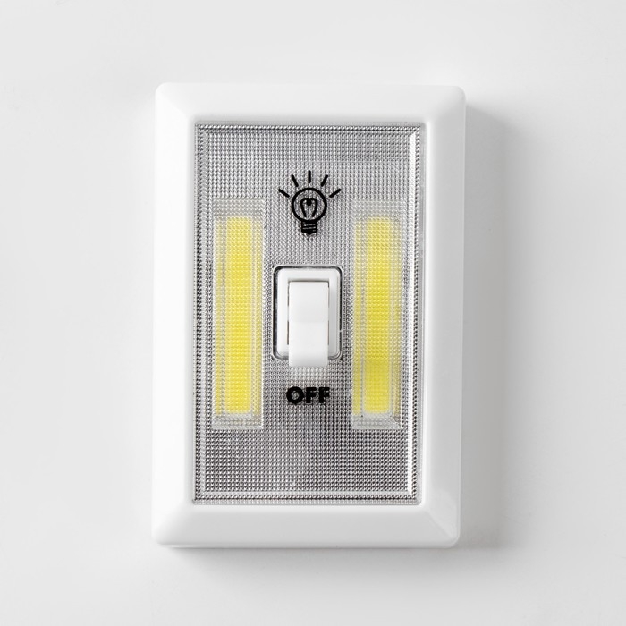 Фонарь-светильник  Фонарь-светильник "Мастер К", COB, 3 ААА, магнит, клейкая основа, 11.2 х 7.5 х 3.5 см