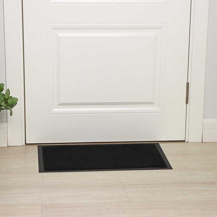 Коврик влаговпитывающий Tuff, 40×60 см, цвет чёрный Коврик влаговпитывающий Tuff, 40×60 см, цвет чёрный