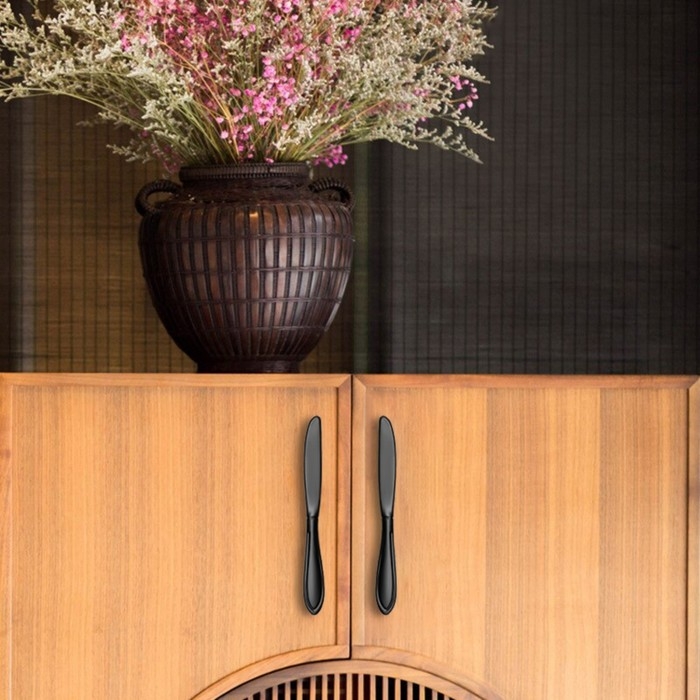 Ручка-скоба Ручка-скоба "Нож" CAPPIO RSC002, м/о 76 мм, цвет черный