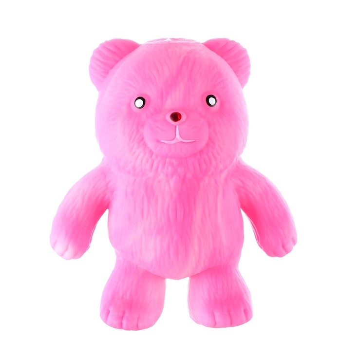 Мялка Мялка "Мишка" с пастой, цвета МИКС