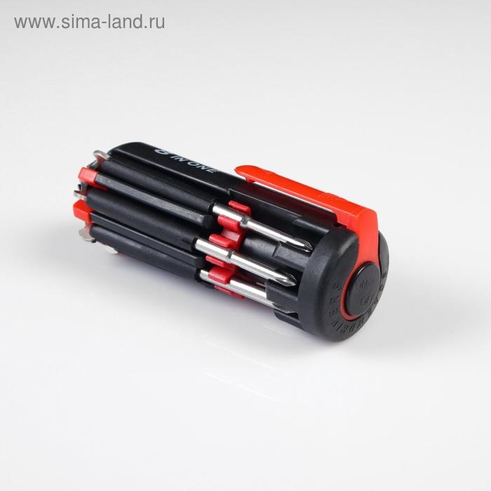 Фонарь многофункциональный, мультитул 8 в 1  Фонарь многофункциональный, мультитул 8 в 1 "Мастер на все руки", 12 х 4 см, 3 ААА