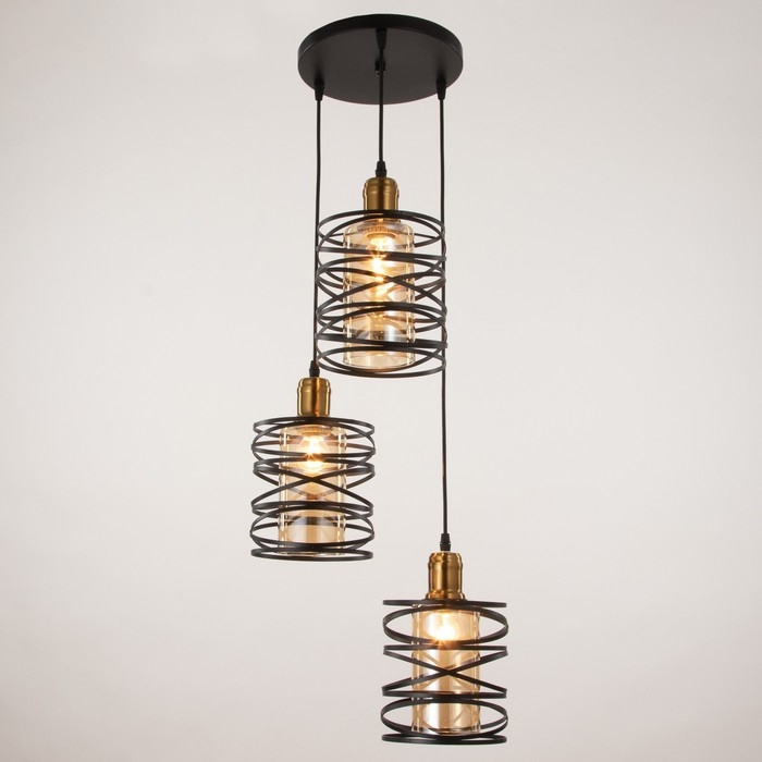 Светильник 2096/3BK E27 40Вт черный Светильник 2096/3BK E27 40Вт черный