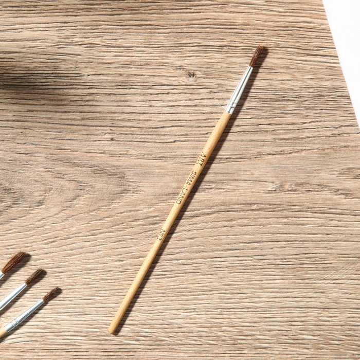 Кисть для рисования набор 4 шт. белка «TRUE ART» № 1, 2, 3, 4 Кисть для рисования набор 4 шт. белка «TRUE ART» № 1, 2, 3, 4