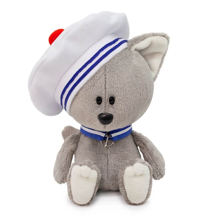 Мягкая игрушка «Волчонок Вока», в морском воротничке и берете, 15 см Мягкая игрушка «Волчонок Вока», в морском воротничке и берете, 15 см