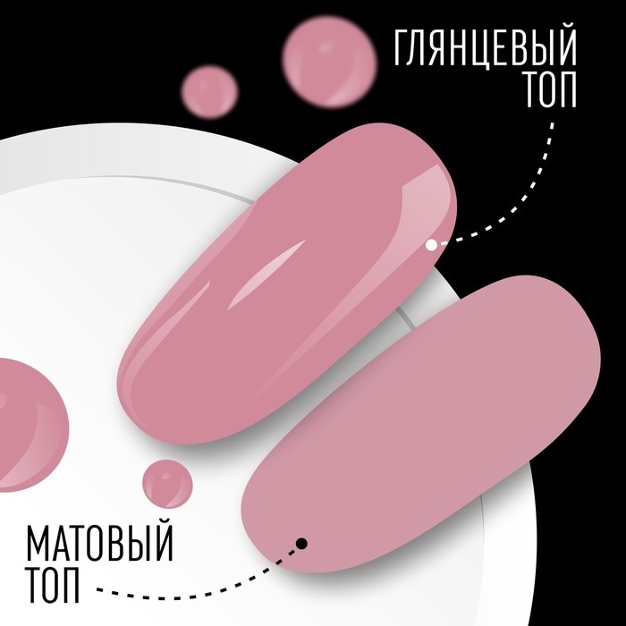 Гель лак для ногтей, «CLASSIC COLORS», 3-х фазный, 8мл, LED/UV, цвет розовато-лиловый (84)