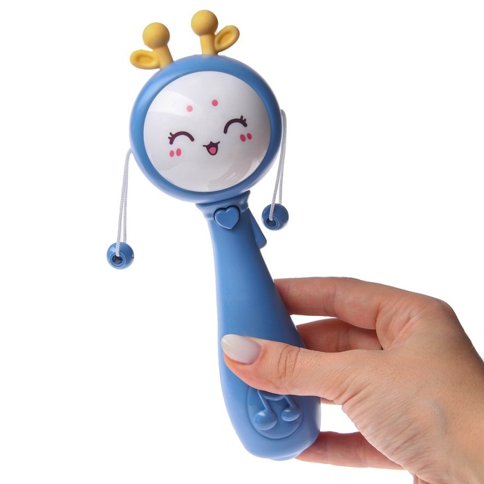 Погремушка «Барабанчик», музыкальная, цвет МИКС, Крошка Я Погремушка «Барабанчик», музыкальная, цвет МИКС, Крошка Я