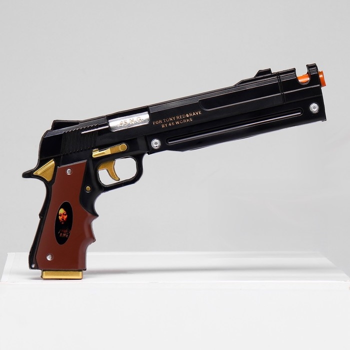 Сувенирное оружие Сувенирное оружие "Пистолет Данте", 38см, пенополистирол