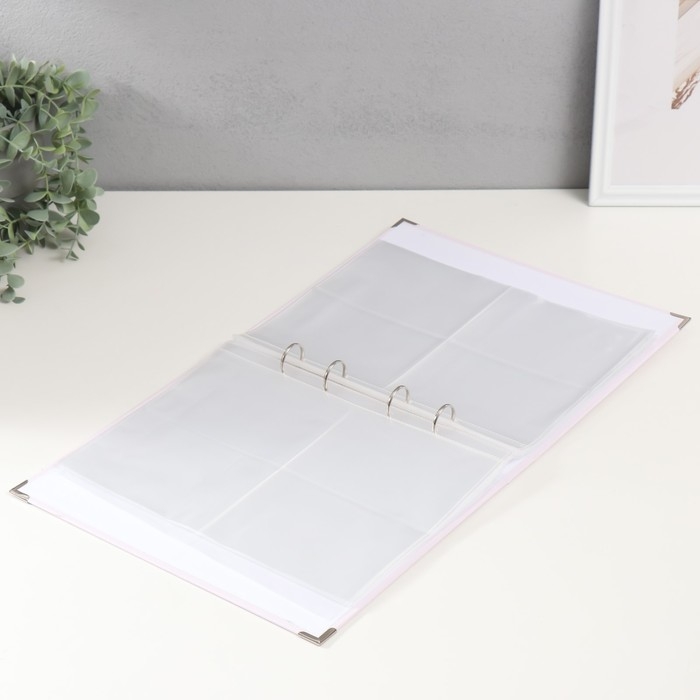 Фотоальбом на 320 фото 9х13 см "Цветочный узор" 30,5х24х4,2 см