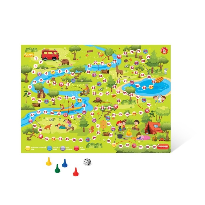 Настольная игра-ходилка «В лесу» Настольная игра-ходилка «В лесу»