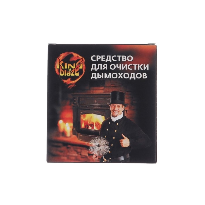 Очиститель дымоходов, печей, котлов и каминов King of Blaze 100 грамм Очиститель дымоходов, печей, котлов и каминов King of Blaze 100 грамм