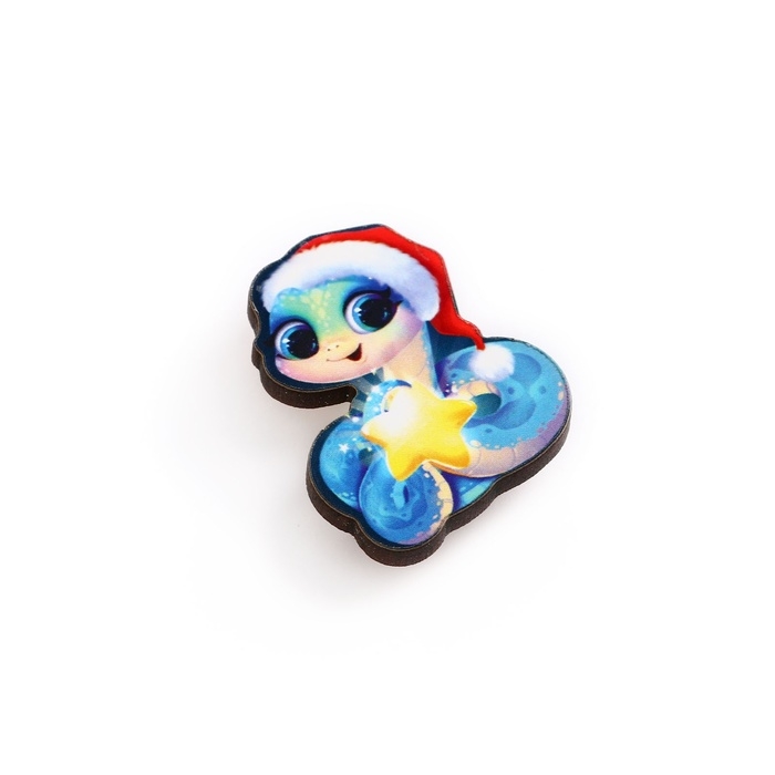 Значок новогодний «Счастье в твоих руках» 3,2 х 3,9 см Значок новогодний «Счастье в твоих руках» 3,2 х 3,9 см