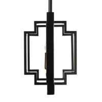 Люстра 2739/5 E14 40Вт черно-золотой 29,5х7,8х25-97 см BayerLux