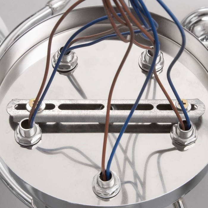 Люстра Люстра "Вивиан" 5х40Вт Е27 Хром МОДЕЛЬ: 2612358