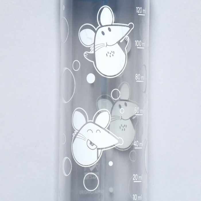 Поилка для грызунов «Мышки в сыре» 125 мл, 12.5х4.5 см, микс цветов Поилка для грызунов «Мышки в сыре» 125 мл, 12.5х4.5 см, микс цветов