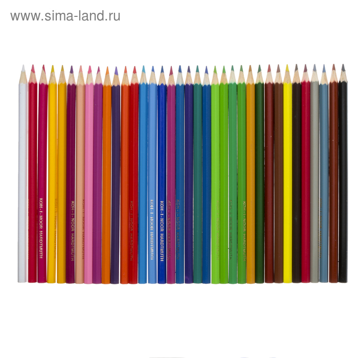 Карандаши Koh-I-Noor 3595 «Динозавр», 36 цветов, картонная упаковка Карандаши Koh-I-Noor 3595 «Динозавр», 36 цветов, картонная упаковка