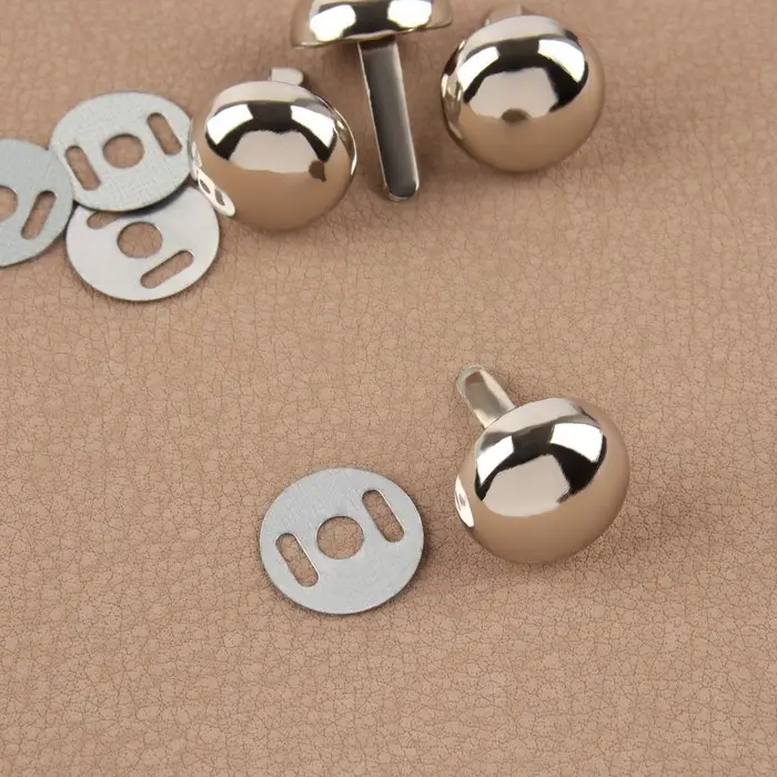 Ножки для дна сумки, 15×7 мм, 4 шт., цвет серебряный