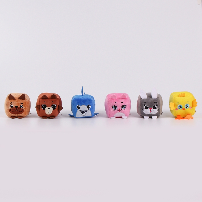 Мягкая игрушка  Мягкая игрушка "Кубик в шоубоксе", микс