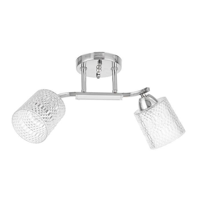 Люстра потолочная Люстра потолочная "Амис" E27 2х40Вт хром 44х17х22см