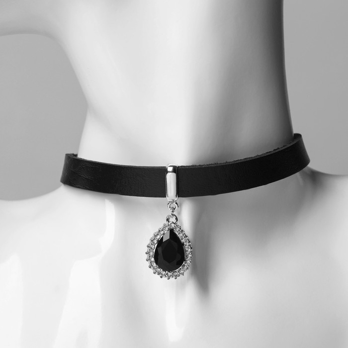 Чокер «Стиль» капля, цвет чёрный, 39,5 см Чокер «Стиль» капля, цвет чёрный, 39,5 см