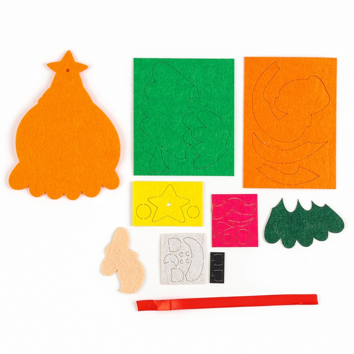 Подвеска из фетра на новый год своими руками «Весёлая змея», новогодний набор для творчества Подвеска из фетра на новый год своими руками «Весёлая змея», новогодний набор для творчества